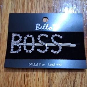 Elegant Silver Hair Clip